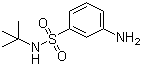 结构式 CAS# 608523-94-0, N-叔丁基-3-氨基苯磺酰胺