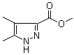 结构式 CAS# 60858-33-5, 4,5-二甲基-1H-吡唑-3-羧酸甲酯