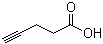 4-Pentynoic acid molecular structure (CAS 6089-09-4)