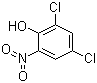 2,4-二氯-6-硝基苯酚分子结构 (CAS 609-89-2)