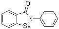 结构式 CAS# 60940-34-3, 依布硒; 依布硒啉
