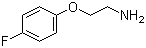 2-(4-Fluorophenoxy)ethylamine molecular structure (CAS 6096-89-5)