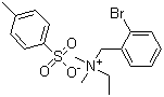 structure of CAS# 61-75-6, Bretylium tosilate;(2-Bromobenzyl)ethyldimethylammonium p-toluenesulfonate