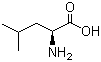 结构式 CAS# 61-90-5, L-亮氨酸; L-2-氨基-4-甲基戊酸