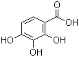 结构式 CAS# 610-02-6, 2,3,4-三羟基苯甲酸