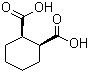 structure of CAS# 610-09-3, cis-Hexahydrophthalic acid;cis-1,2-Cyclohexanedicarboxylic acid