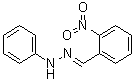 2-Nitrobenzaldehyde phenylhydrazone molecular structure (CAS 610-64-0)