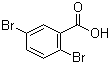 2,5-Dibromobenzoic acid molecular structure (CAS 610-71-9)