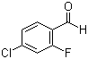 结构式 CAS# 61072-56-8, 4-氯-2-氟苯甲醛; 2-氟-4-氯苯甲醛