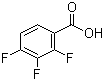 2,3,4-Trifluorobenzoic acid molecular structure (CAS 61079-72-9)