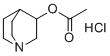 Aceclidine hydrochloride molecular structure (CAS 6109-70-2)