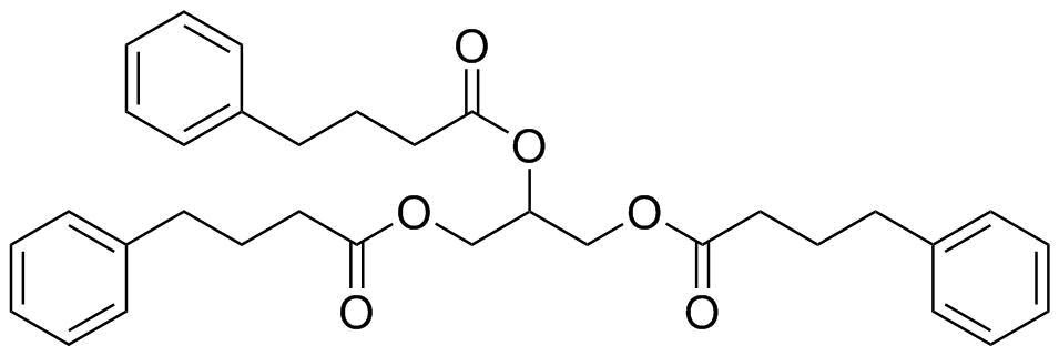 Glycerol Phenylbutyrate molecular structure (CAS 611168-24-2)