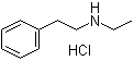 structure of CAS# 61185-89-5, N-Ethylphenethylamine hydrochloride;N-(2-Phenylethyl)-N-ethylamine hydrochloride; N-Ethylbenzeneethanamine hydrochloride