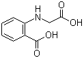 结构式 CAS# 612-42-0, N-(2-羧基)苯基甘氨酸