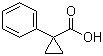 结构式 CAS# 6120-95-2, 1-苯基-1-环丙羧酸; 1-苯基环丙基甲酸