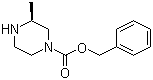 structure of CAS# 612493-87-5, (S)-4-Cbz-2-methylpiperazine;(S)-4-Benzoxycarbonyl-2-methylpiperazine; (3S)-1-Benzyloxycarbonyl-3-methylpiperazine