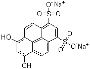 6,8-Dihydroxy-1,3-pyrenedisulfonic acid disodium salt molecular structure (CAS 61255-63-8)