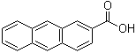 结构式 CAS# 613-08-1, 2-蒽羧酸