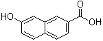 7-羟基-2-萘甲酸分子结构 (CAS 613-17-2)