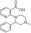 1-(3-Carboxypyrid-2-yl)-2-phenyl-4-methyl-piperazine molecular structure (CAS 61338-13-4)