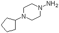 structure of CAS# 61379-64-4, 1-Amino-4-cyclopentylpiperazine;4-Cyclopentylpiperazin-1-amine