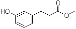 structure of CAS# 61389-68-2, 3-Hydroxybenzenepropanoic acid methyl ester;Methyl 3-(3-hydroxyphenyl)propionate