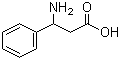 结构式 CAS# 614-19-7, 3-氨基-3-苯基丙酸