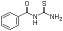 结构式 CAS# 614-23-3, 1-苯甲酰-2-硫脲