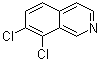 structure of CAS# 61563-36-8, 7,8-Dichloroisoquinoline