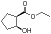 (1R,2S)-cis-2-Hydroxycyclopentanecarboxylic acid ethyl ester molecular structure (CAS 61586-79-6)