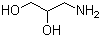 3-氨基-1,2-丙二醇分子结构 (CAS 616-30-8)