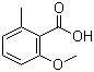 结构式 CAS# 6161-65-5, 2-甲氧基-6-甲基苯甲酸