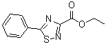 5-苯基-1,2,4-噻二唑-3-羧酸乙酯分子结构 (CAS 61689-35-8)