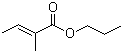 Propyl tiglate molecular structure (CAS 61692-83-9)