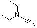 structure of CAS# 617-83-4, N,N-Diethylcyanamide;(Diethylamino)carbonitrile; Diethylcyanamide; N-Cyanodiethylamine; NSC 7768