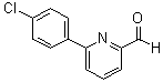 structure of CAS# 61704-30-1, 6-(4-Chlorophenyl)-2-pyridinecarboxaldehyde;6-(4-Chlorophenyl)-2-formylpyridine