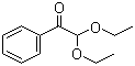 structure of CAS# 6175-45-7, 2,2-Diethoxyacetophenone;2,2-Diethoxy-1-phenylethanone; DEAP