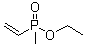 Ethenylmethylphosphinic acid ethyl ester molecular structure (CAS 61753-00-2)