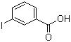 3-碘苯甲酸分子结构 (CAS 618-51-9)