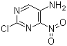 2-Chloro-4-nitro-5-pyrimidinamine molecular structure (CAS 618397-67-4)