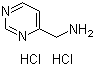 4-嘧啶甲胺盐酸盐分子结构 (CAS 618446-08-5)