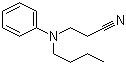 3-(Butylphenylamino)propiononitrile molecular structure (CAS 61852-40-2)