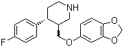 Paroxetine molecular structure (CAS 61869-08-7)