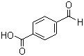 structure of CAS# 619-66-9, 4-Formylbenzoic acid;4-Carboxybenzaldehyde; Terephthalaldehydic acid; p-Phthalaldehydic acid