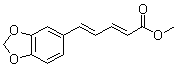 Piperinic acid methyl ester molecular structure (CAS 6190-46-1)