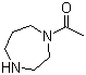 structure of CAS# 61903-11-5, N-Acetylhomopiperazine;1-Acetyl[1,4]diazepane; 1-Acetylhexahydro-1,4-diazepine; 1-Acetylhexahydro-1H-1,4-diazepine; 1-Acetylhomopiperazine; 1-(1,4-Diazepan-1-yl)ethanone; 4-Acetylhomopiperazine; 4-Acetyl-1,4-diazepane