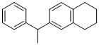 1,2,3,4-tetrahydro-6-(1-phenylethyl)-Naphthalene molecular structure (CAS 6196-98-1)