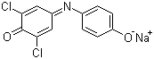 2,6-Dichloroindophenol sodium salt molecular structure (CAS 620-45-1)