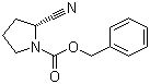 结构式 CAS# 620601-77-6, (R)-1-N-苄氧羰基-2-氰基吡咯烷
