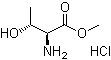苏氨酸甲酯盐酸盐分子结构 (CAS 62076-66-8)